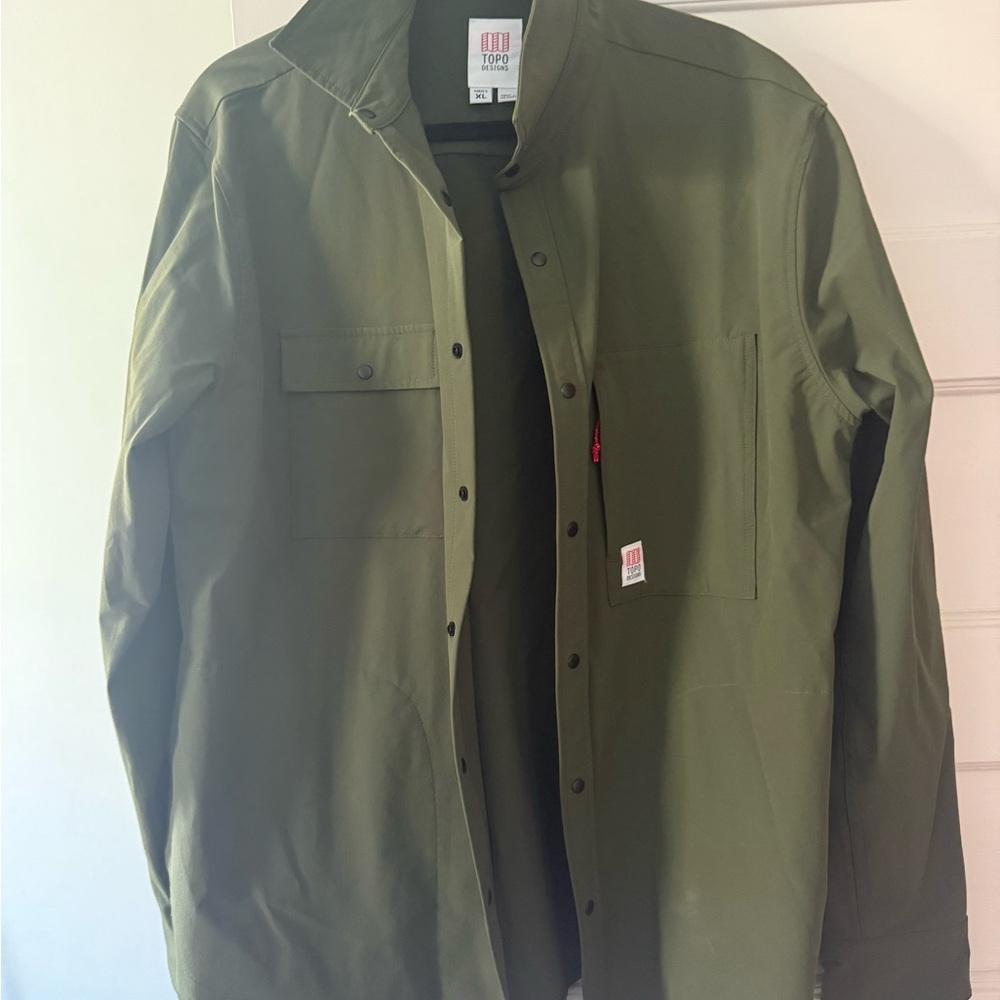 Topo Designs Men's Green Jacket